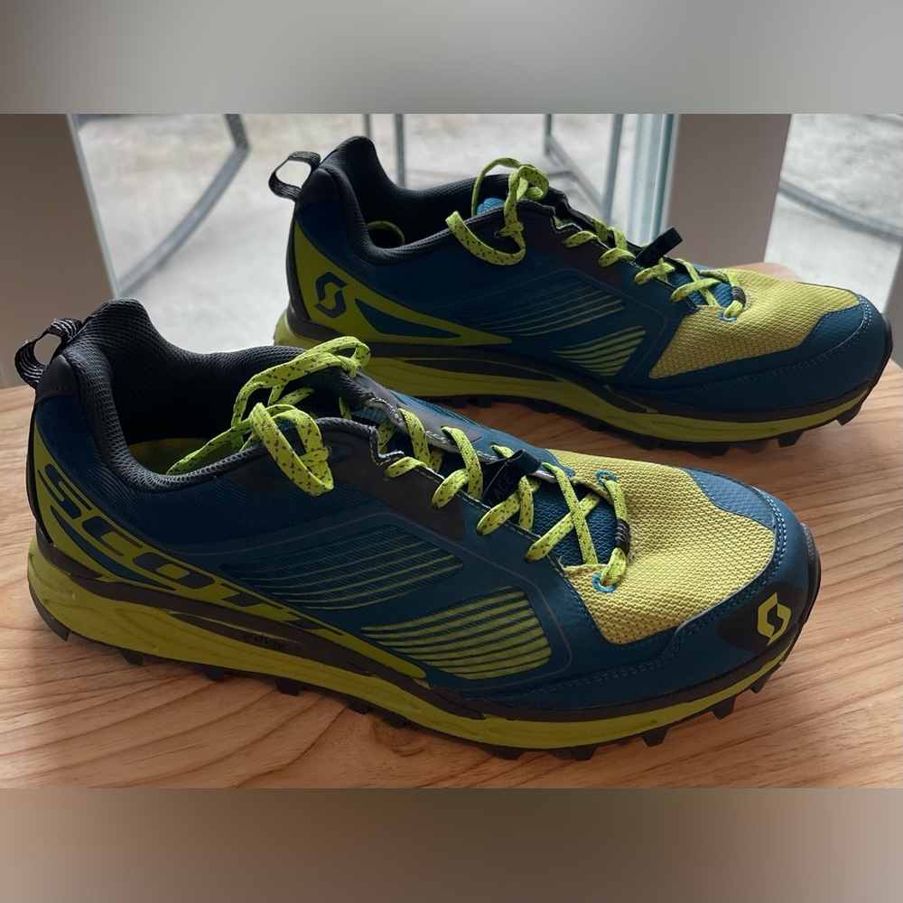 Scott Kinabalu SuperTrac Shoe, Blue & Green, 9M